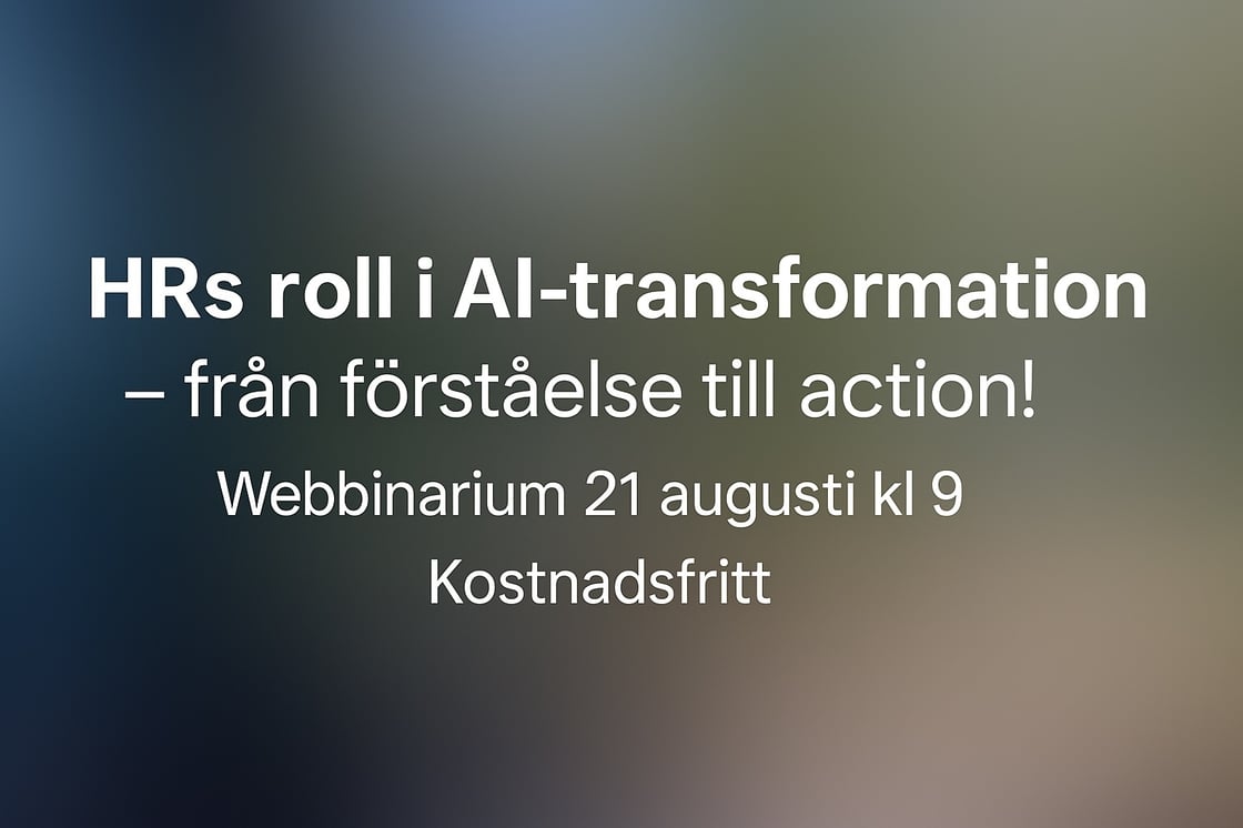 HRs roll i AI-transformation 21 aug 2025